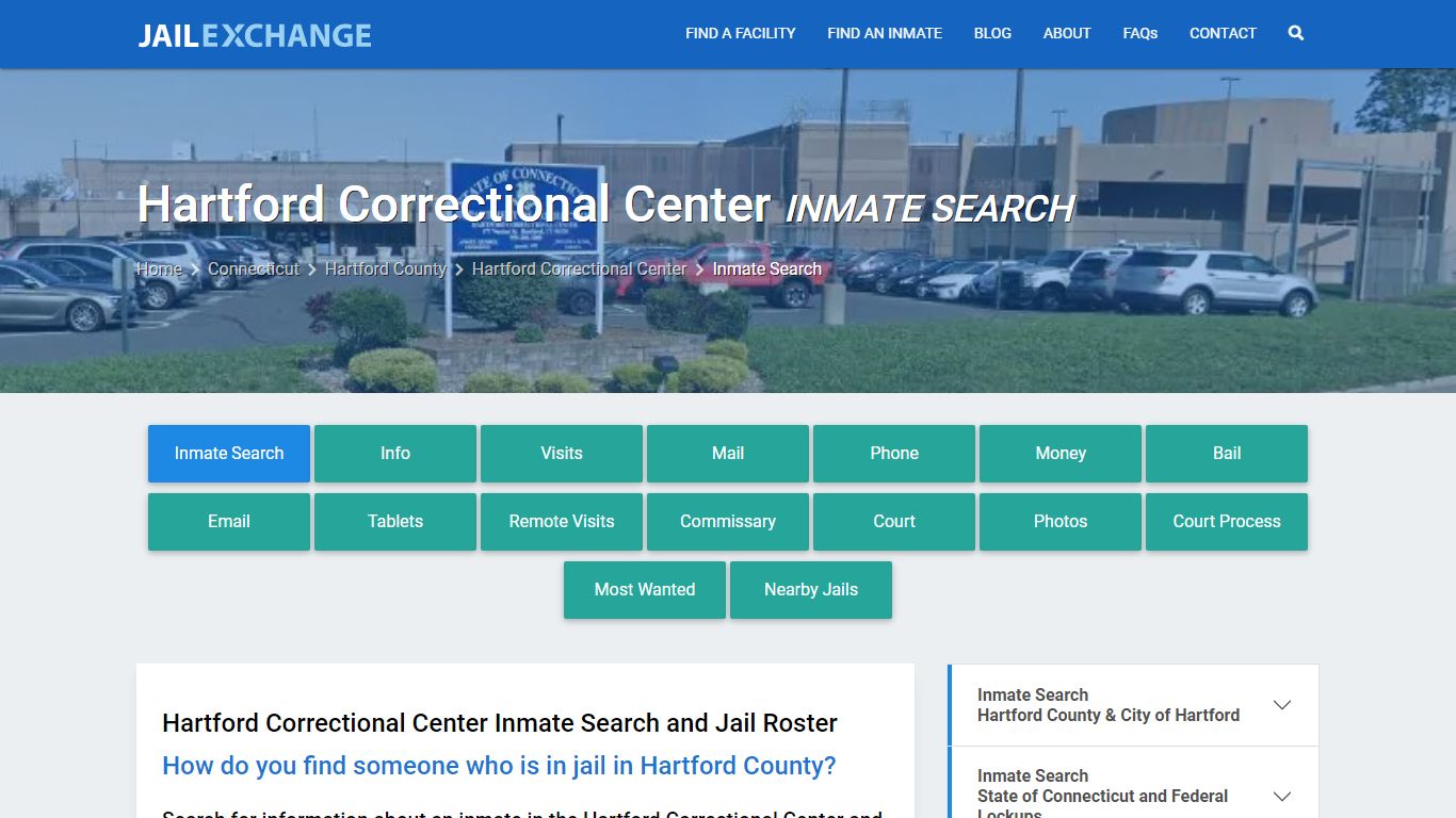 Inmate Search: Roster & Mugshots - Hartford Correctional Center, CT